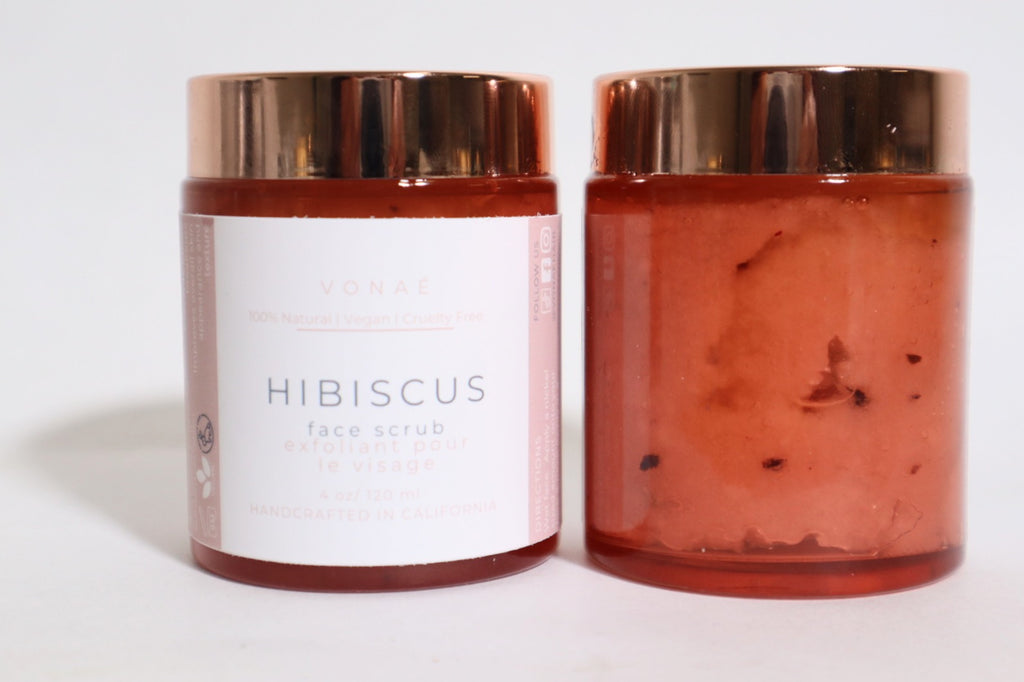 Hibiscus face scrub