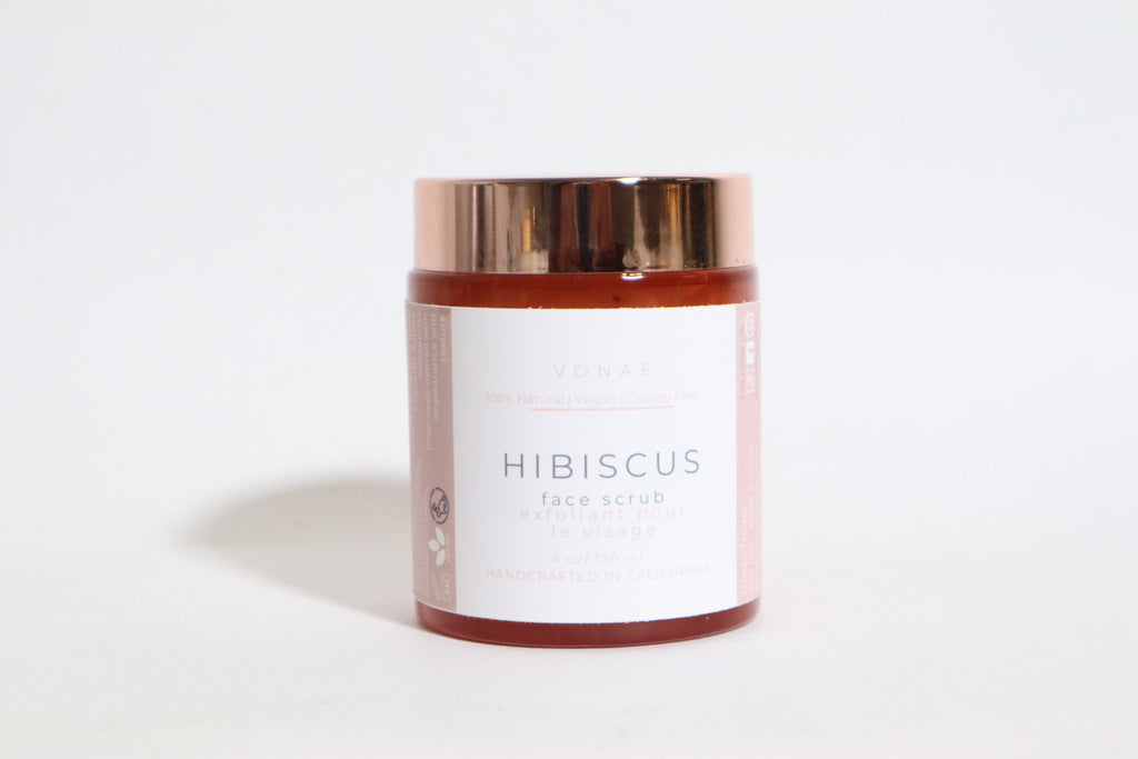 Hibiscus face scrub