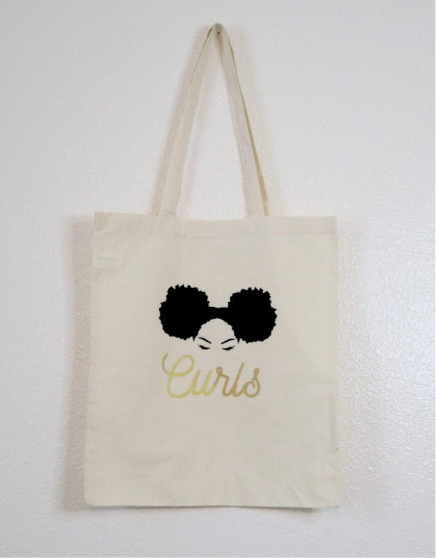 Curls Tote Bag